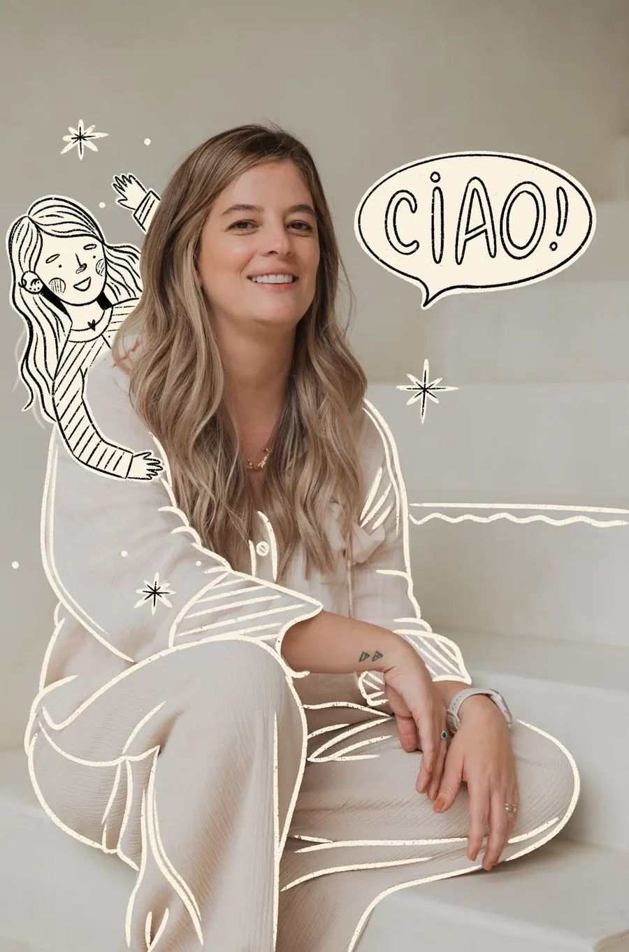 Retrato de Diani Chica, ilustradora y diseñadora